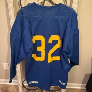 Cooper Blue Mesh Practice Jersey 32 Vintage Style Extra Large